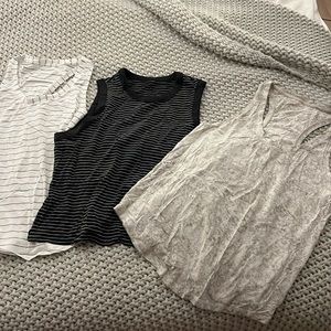 Set of 3 lulu lemon tanks